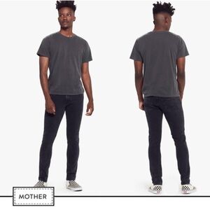 MOTHER Mr The Joint in The Soul Taker Black Slim Skinny‎ Rigid Jeans Mens 31